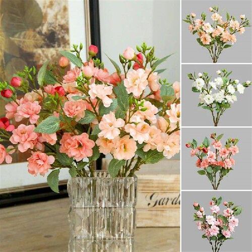 Artificial Flower Long Branch Silk Flower Bouquet For