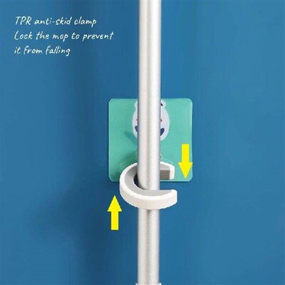 1/2PCS Mop Organizer Holders Multi-purpose Creative Kitchen