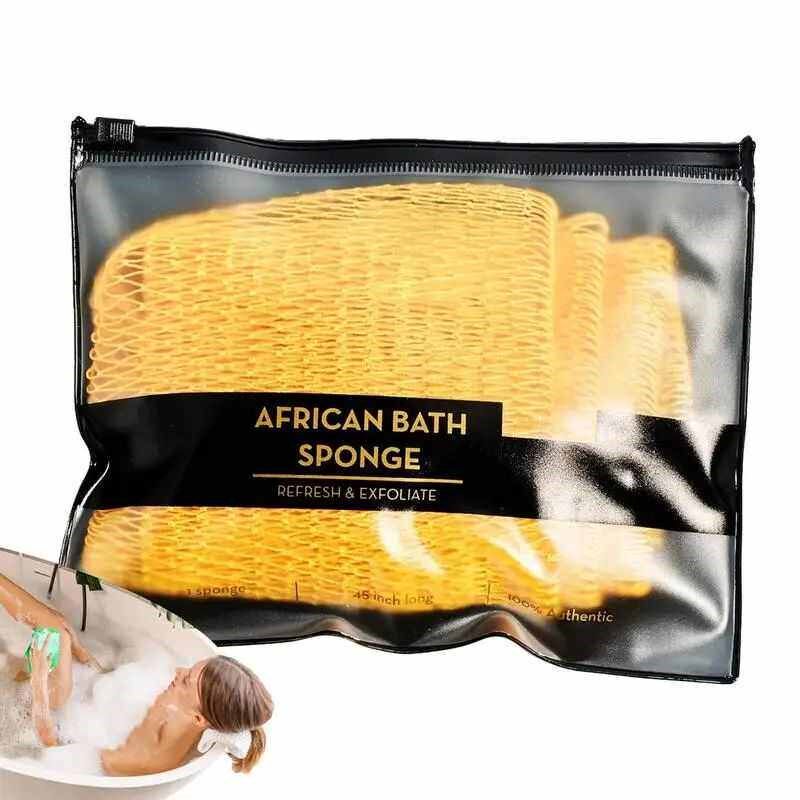 Colorful African Net Cloth Washcloth Body Exfoliator Reusabl