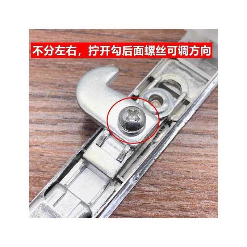 老式90型多保铝窗锁自动钩锁窗户锁平移窗锁老式门窗卡扣勾锁