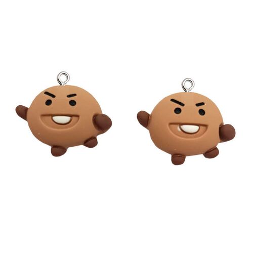 10Pcs Funny Cartoon Animal Resin Charms Kawaii DIY Decor Acc