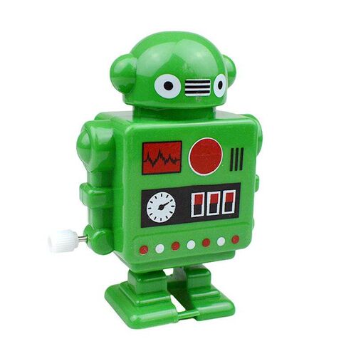 Novelty wndng robot chldrens wndng toy walkng robot creatve