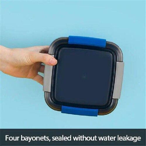 Portable Lunch Box Large-capacity Sealed Bento Box Square