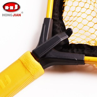 红健路亚抄网硅胶防挂便携马口溪流飞抄捞虾网兜0.7M飞蝇操网diy