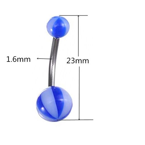 10/20/30/50 PCS Acrylic Belly Piercing Lot Bar Mix Belly But