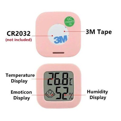 Mini Digital Thermometer Hygrometer Set Room Humidity Gauge