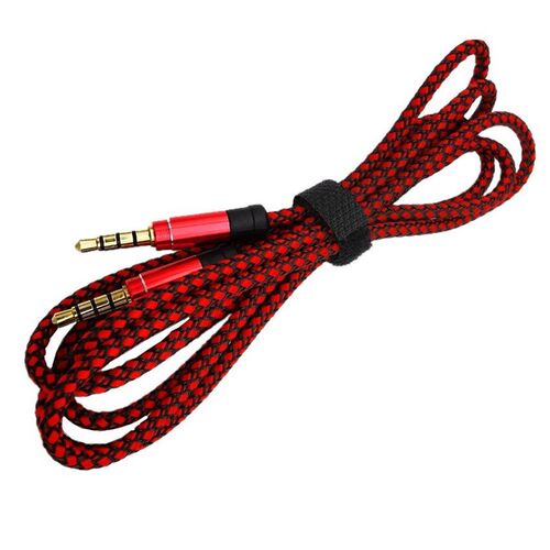 3.5mm 4 Pole Aux Cable 4 position Stereo Mic Audio Male to