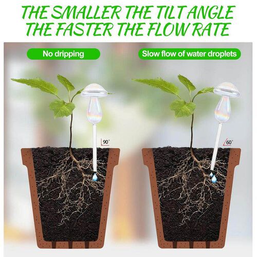 Automatic Plant Watering Bulbs Self Watering Globes Glass Mu