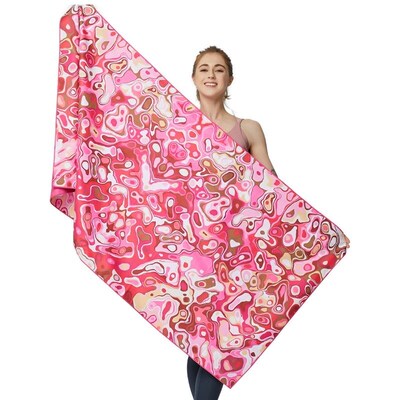 Absorbent quick drying exercise towel Beach towel Yoga