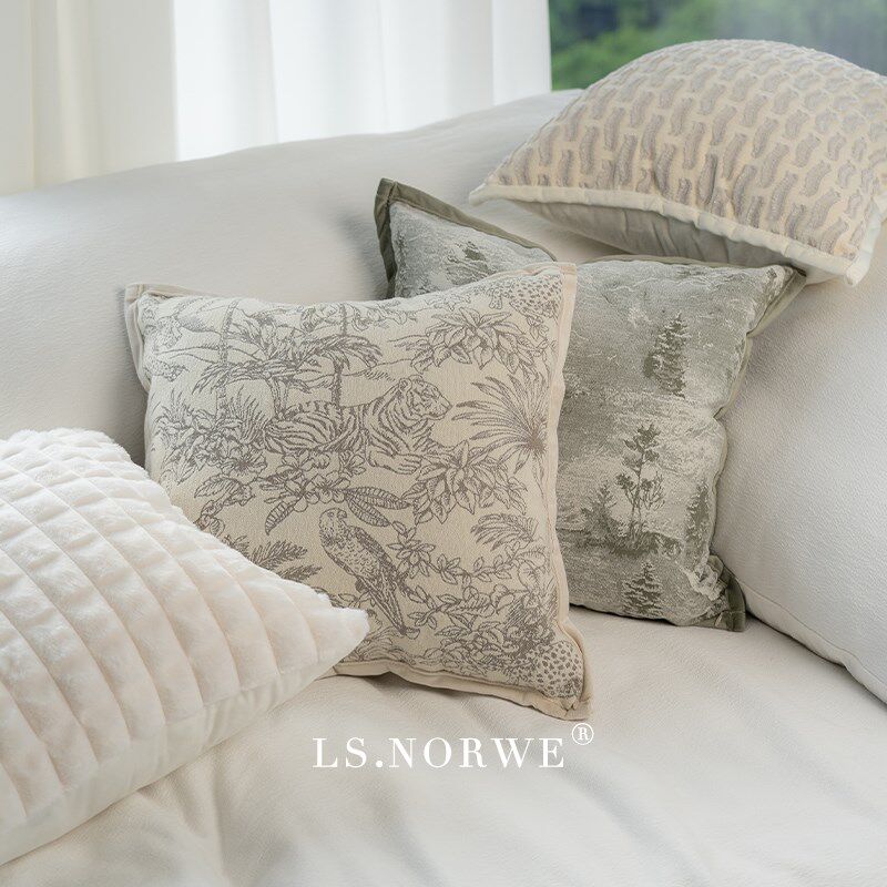 南法风抱枕艺术高级感枕客厅沙发靠枕样板间软装法式床头靠垫,居家布艺,靠垫/抱枕,淘宝优惠券,粉丝福利购,淘宝优惠卷