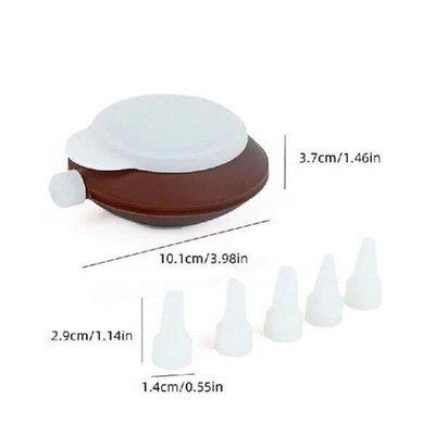 useful Patterned Mouth Cake Decoration Silicone Macaron