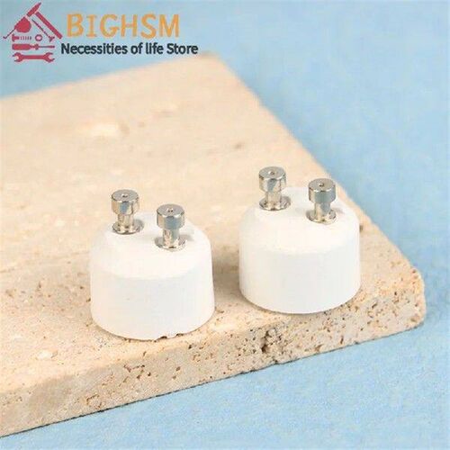 2Pcs GU10 To MR16 Ceramic Socket Base Halogen LED Light