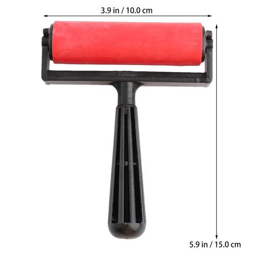 10cm Printmaking Rubber Roller Soft Brayer Craft Projects In