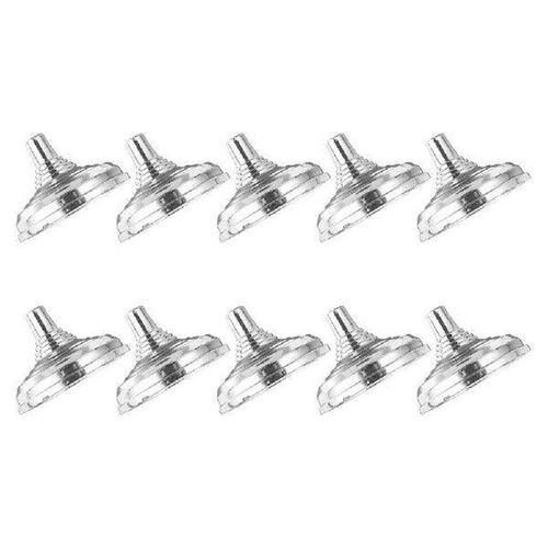 10 Pcs Flag Base Holders for Small Flags Mini Desk Plastic