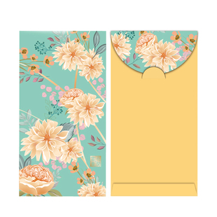 2021新款七夕红包花开富贵结婚红包袋韩式森系日式新婚港版利是封