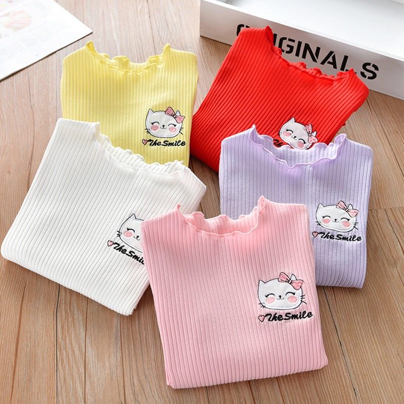 女童纯棉打底衫t恤加绒女孩打底衣儿童长袖秋装内搭白色秋衣宝宝,童装/婴儿装/亲子装,T恤,淘宝优惠券,粉丝福利购,淘宝优惠卷