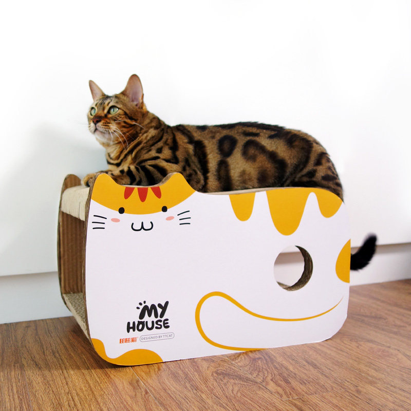 田田猫瓦楞纸小恐龙怪兽汽车猫抓板猫房子猫窝猫玩具猫磨爪猫爬架,宠物/宠物食品及用品,猫抓板,淘宝优惠券,粉丝福利购,淘宝优惠卷