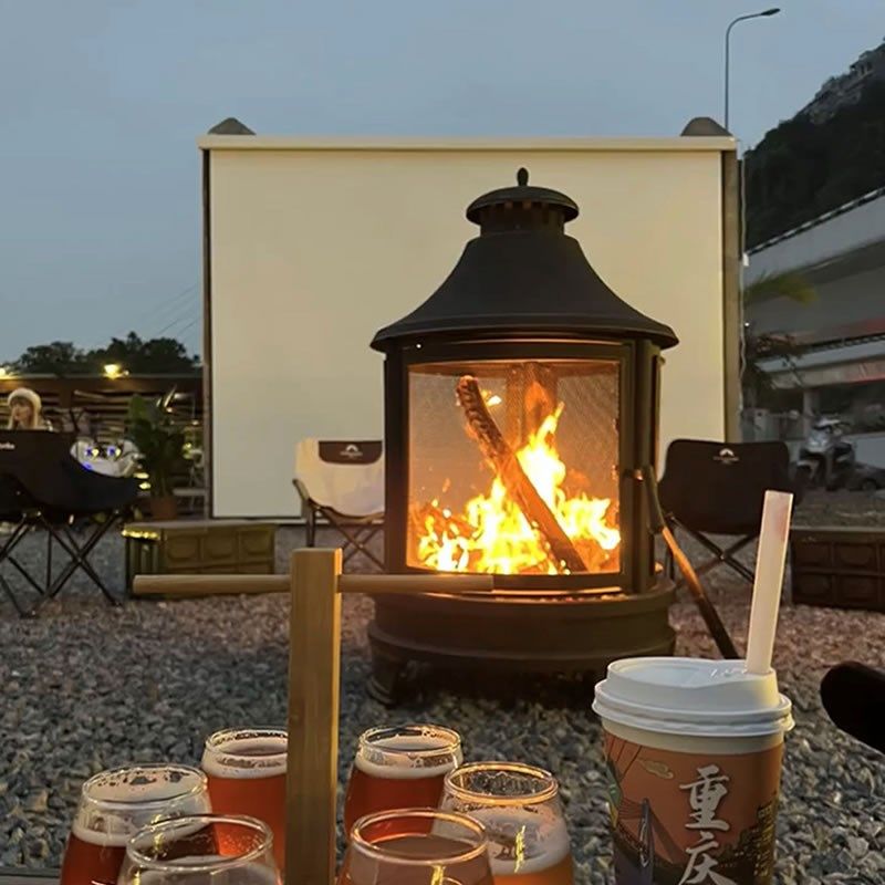 烧烤炉家用庭院取暖炉圆柱形室外篝火炉民宿花园取暖器燃木烤火炉,住宅家具,庭院烤火炉,淘宝优惠券,粉丝福利购,淘宝优惠卷