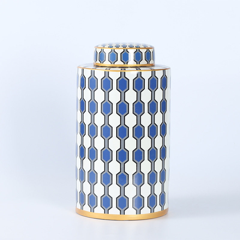 创意家居陶瓷花瓶罐子套装欧式客厅玄关陶瓷罐摆件软装装饰品摆饰,鲜花速递/花卉仿真/绿植园艺,花瓶,淘宝优惠券,粉丝福利购,淘宝优惠卷