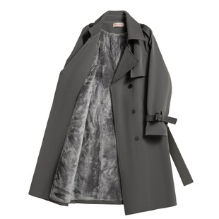 风衣外套男女春秋中长款英伦风小个子流行高级气质大衣垂感休闲