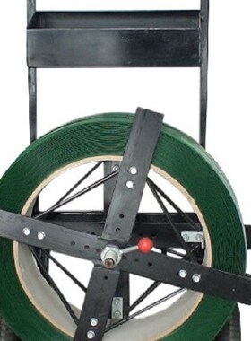 钢带铁皮打包带PP塑料塑钢带带盘车打包辅助支架工具小推车包邮