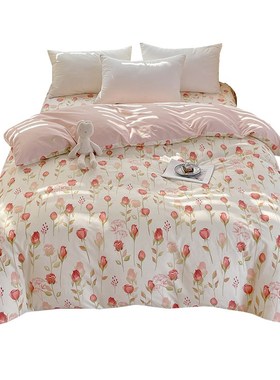 定做全棉被套150215x190x220250x230x229订制碎花纯棉被罩单