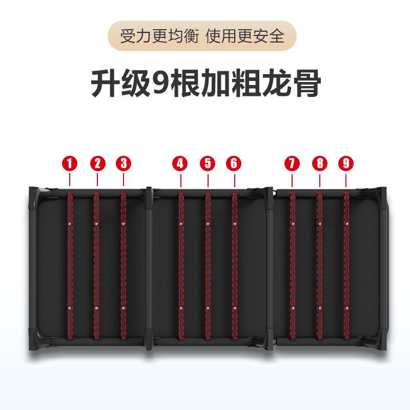 折叠床单人床办公室午休神器行军床家用午睡躺椅简易便携值班陪护