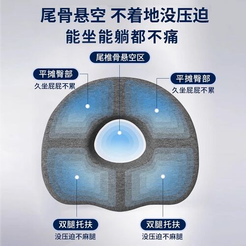 尾椎骨受伤坐垫尾骨骨折专用垫孕妇保护骶骨减压卧床老人睡觉久坐