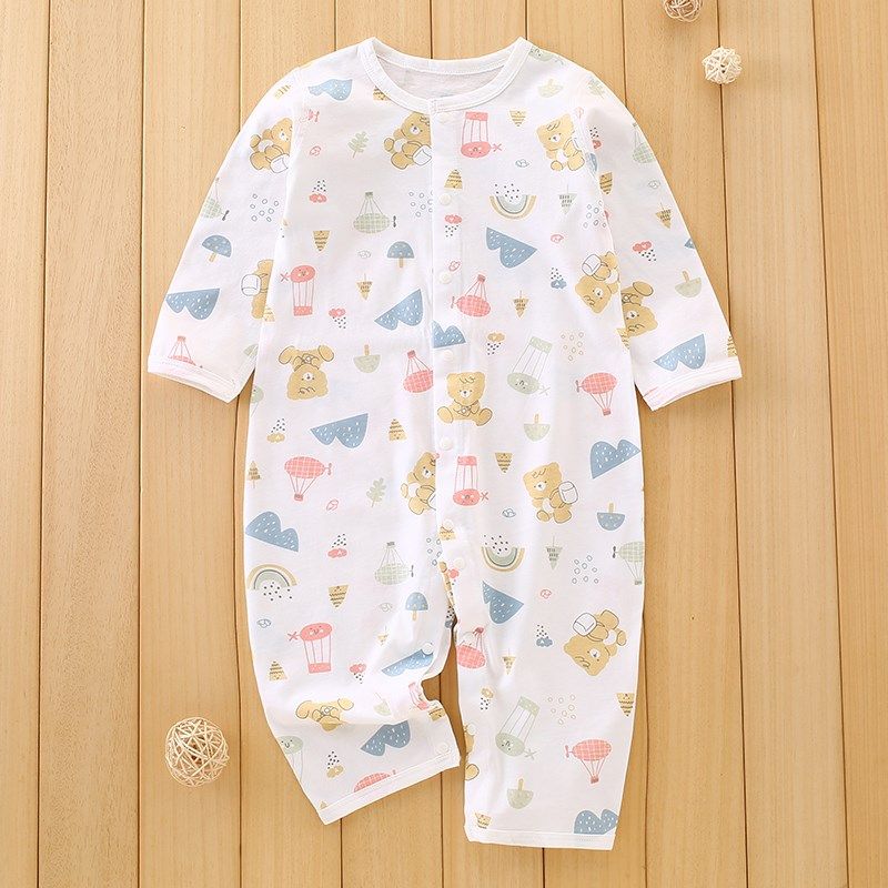 婴儿衣服新生儿夏季纯棉长袖无骨薄款宝宝夏天外出超萌连体衣睡衣,童装/婴儿装/亲子装,连身衣/爬服/哈衣,淘宝优惠券,粉丝福利购,淘宝优惠卷