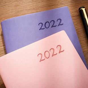 a6小号2022年每日计划表日程本时间管理周日历行事历365天日记本