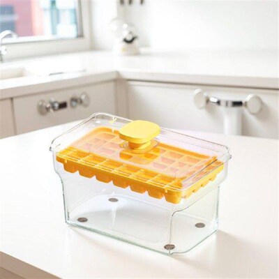 Press Type Ice Cube Mould with Shovel Press Ice Making