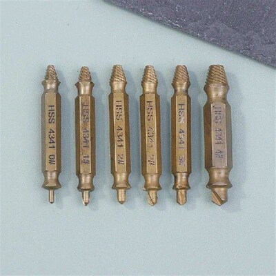 Damaged Screw Extractor Broken Bolt Stripped Set Double
