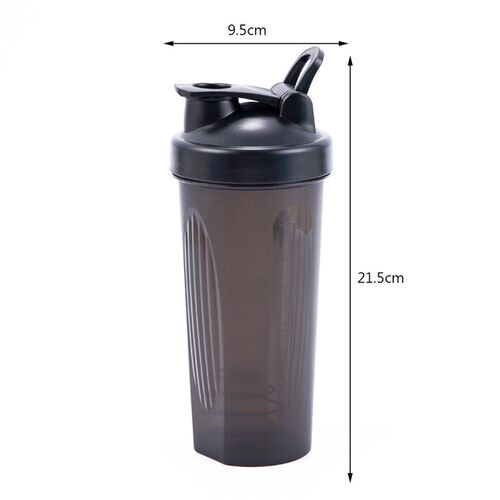600ml Portable  Protein  Powder Shaker  Bottle Leak Proof Wa