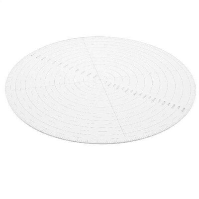 Plastic Ruler Template Fabric Cutting Multipurpose Quilting