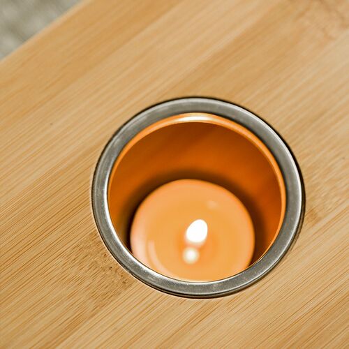 Bamboo Tea Warmer Candle Heating Holder Japanese-style Therm