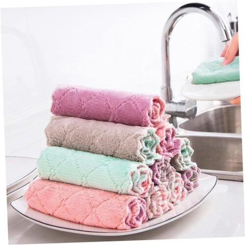 Kitchen Towels Dishclothsw Coral Fleece Dish Towel Dish Rags