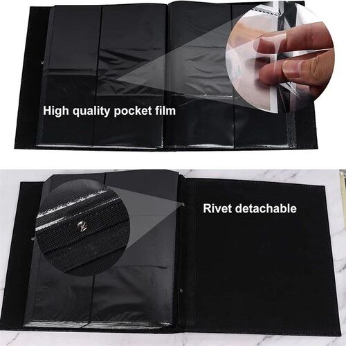 Photo Album 4x6 500 Photos Pages Large Capacity Leather Cove