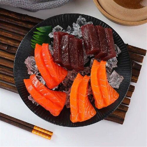 Simulated Japanese Sushi Salmon Simulation Grilled Fish
