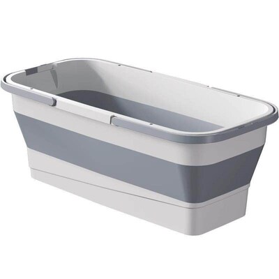 Foldable Flat Mop Bucket, Rectangular Home Floor Mopping Buc
