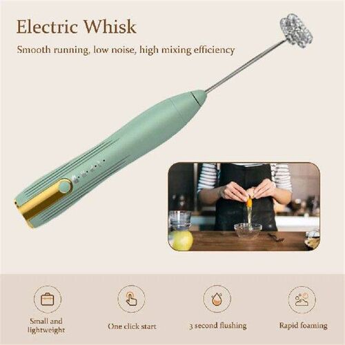 Electric Coffee Whisk 3 Speeds Mini Stirrer Whipper