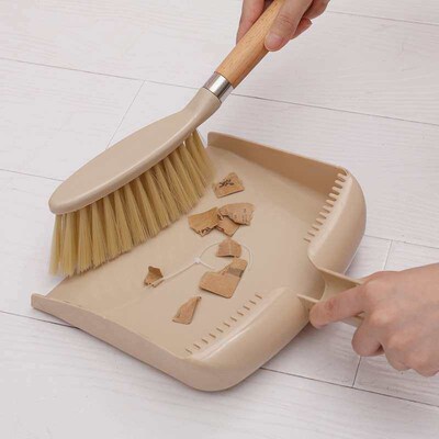 Wooden hane mini brush small broom lettering floor sofa desk