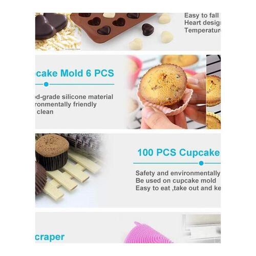 367 Piece Cake Set Baking Tools Russian Decorating Mouth Bak
