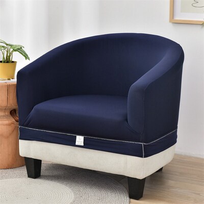 Solid Color Armchair Couch Cover Relax Stch Single Seater Ba