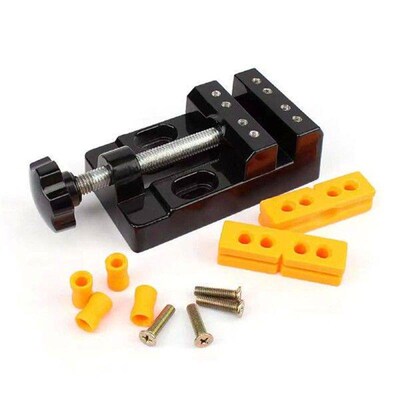 Adjustable Mini Table Vice: Flat Bench Clamp Drill Press