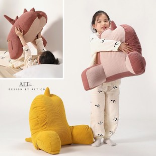 床头软包大靠背床上高级感儿童床靠枕看书护腰靠垫小沙发座椅枕头