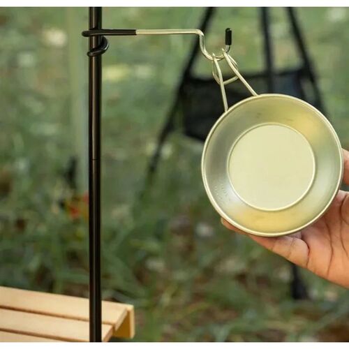 Camping Light Pole Hook Stainless Steel Tent Pole Lamp Hook