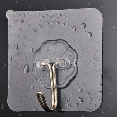 5 Pieces Strong Invisible Cartoon Transparent Anti-skid Hook