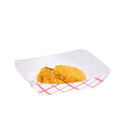 50pcs Waterproof Portable Burger Box Disposable Paper Food