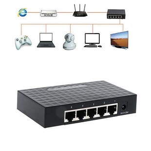 5 Port 10/100/1000Mbps Network Switcher Hub Fast Ethernet RJ