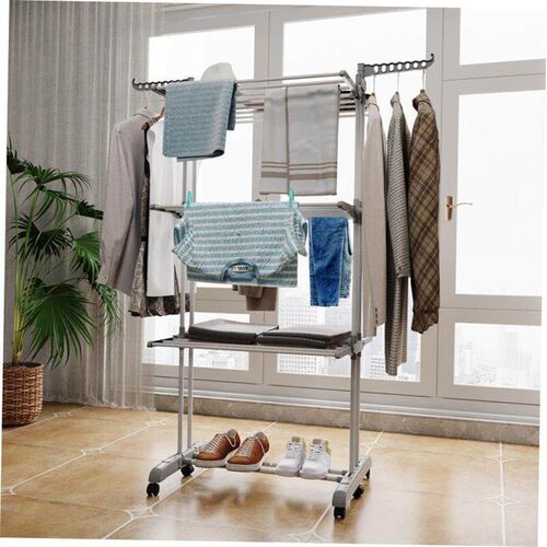 clothes drying rack folding garment dryer hanger 多层晾衣架